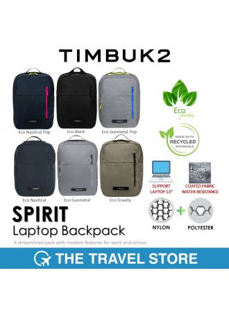 TIMBUK2 Spirit Laptop Backpack (1111-3-1XXX) กระเป๋าเป้ กระเป๋าคอมพิวเตอร์ เป้สำหรับคอมพิวเตอร์ รองรับขนาด 13"