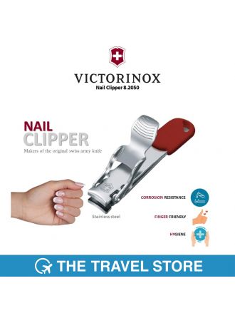 Victorinox Nail Clipper - Red (8.2050.B1) Swiss Made Nail Clipper มีดพับสวิส ที่ตัดเล็บ กรรไกรตัดเล็บ ตกแต่งเล็บ