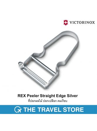 Victorinox REX Peeler Straight Edge Silver (Single edge Aluminum) ที่ปอกผลไม้ ปอกเปลือก คมเรียบ (6.0900)