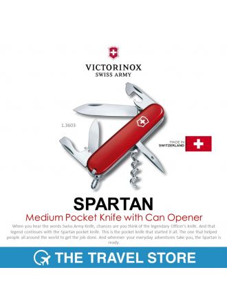 VICTORINOX Spartan in red, 1.3603 มีดพับ มีดสวิส มีดพับสวิส 12 ฟังก์ชั่น