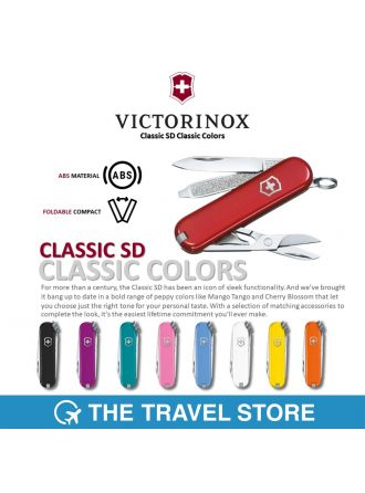 VICTORINOX Classic SD Colors & Classic SD Transparent Colors มีดพับ มีดพับสวิส รุ่นยอดนิยม 0.6223.G series