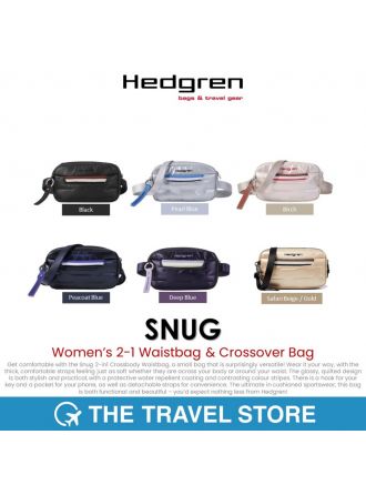 HEDGREN Snug | Women's 2-1 Waistbag & Crossover Bag กระเป๋าคาดอก คาดเอว สะพายข้าง