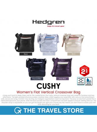 HEDGREN Cushy Crossover | Woman's Flat Vertical Crossover Bag กระเป๋าสะพายข้าง ผู้หญิง สุภาพสตรี
