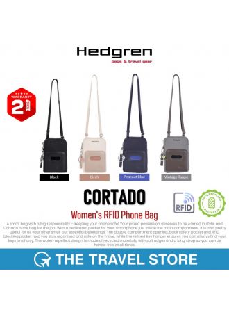 HEDGREN Cortado Women’s RFID Phone Bag กระเป๋าใส่โทรศัพท์ ผู้หญิง สุภาพสตรี มีป้องกันโจรกรรมข้อมูล