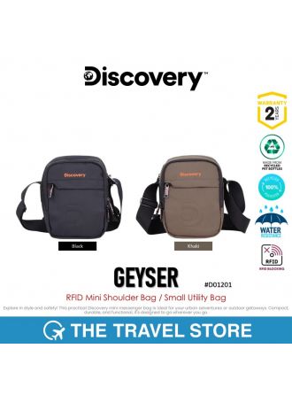 Discovery GEYSER RFID Mini Shoulder Bag / Small Utility Bag (D01201) กระเป๋าสะพายข้าง อเนกประสงค์
