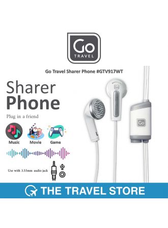 Go Travel Sharer Phone หูฟัง แชร์รูเสียบหูฟังให้เพื่อน สายยาว 1 เมตร