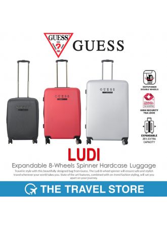Guess LUDI Expandable 8-Wheels Spinner Hardcase Luggage กระเป๋าเดินทาง (GU-19198X)