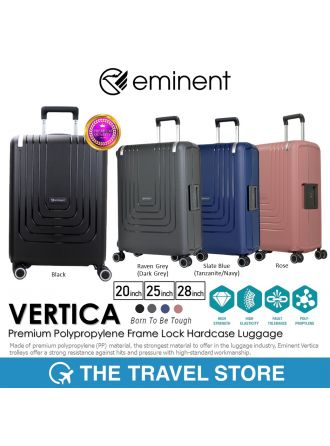 EMINENT Vertica Premium Polypropylene Frame Lock Hardcase Luggage (B0006) กระเป๋าเดินทางล้อลาก