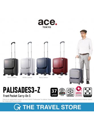 ACE PALISADES3-Z Front Pocket Carry-On S (06912-XX) กระเป๋าเดินทางล้อลาก เปิดด้านหน้า รับประกัน 5 ปี