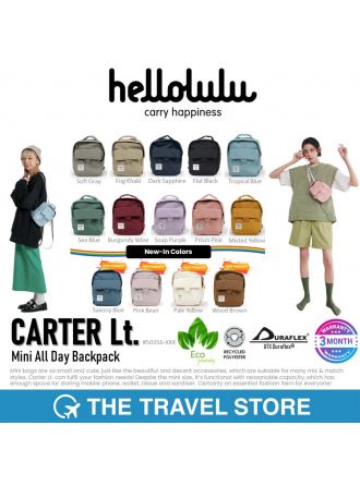 Hellolulu CARTER Lt. Mini All Day Backpack (50356-XXX) กระเป๋าเป้ ใบมินิ รูปทรงน่ารัก สีสัน สวยงาม