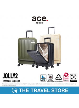 ace. JOLLY2 Hardcase Luggage กระเป๋าเดินทาง ล้อลาก จากประเทศญี่ปุ่น มีรับประกัน 5 ปีเต็ม
