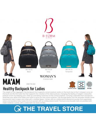 B-FORM Ma'am Healthy Backpack for Ladies (48778-XX) | กระเป๋าเป้ สะพายหลัง สุภาพสตรี