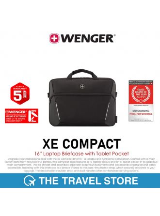 Wenger XE COMPACT 16” Laptop Briefcase with Tablet Pocket (653299) กระเป๋าคอมพิวเตอร์ รองรับ 16 นิ้ว