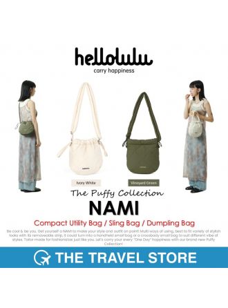 Hellolulu NAMI Compact Utility Bag / Sling Bag / Dumpling Bag (H50403-XXX) กระเป๋า รูปทรงเกี๊ยว
