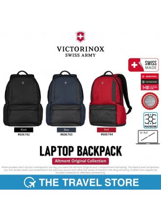 Victorinox ALTMONT ORIGINAL Laptop Backpack (606742/606743/606744) กระเป๋าเป้ สะพายหลัง รองรับ NB