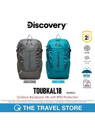 Discovery TOUBKAL18 Outdoor Backpack 18L with RFID Protection (D00611) กระเป๋าเป้ สะพายหลัง