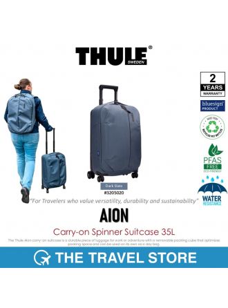 Thule AION Carry-on Spinner Suitcase 35L  กระเป๋าเดินทางแบบผ้า น้ำหนักเบา คล่องตัว ทนทาน กันน้ำ