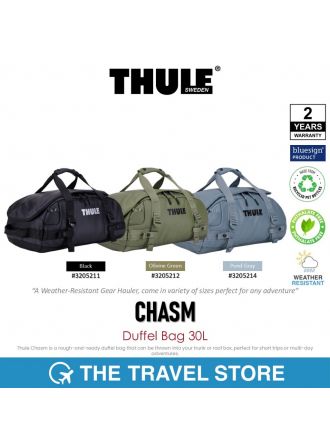 Thule CHASM Duffel Bag 30L  กระเป๋าเดินทางแบบถือ รับประกัน 2 ปี