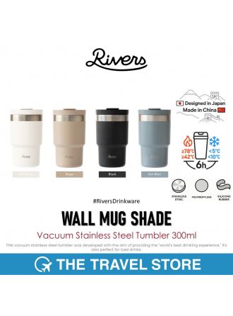 Rivers WALL MUG SHADE Vacuum Stainless Steel Tumbler 300ml | TM013  แก้วเก็บอุณหภูมิ ร้อน เย็น