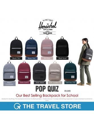 Herschel Supply POP QUIZ Backpack, Our Best Selling Backpack for School (11405) กระเป๋าเป้ สะพายหลัง