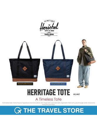 Herschel Supply HERITAGE TOTE, A Timeless Tote (11467) กระเป๋าโท้ท จุของได้เยอะ