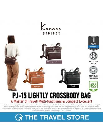 Kanana Project PJ-15 LIGHTLY CROSSBODY BAG (17372-XX) กระเป๋าสะพายข้าง พาดหัวไหล่ ผู้หญิง สุภาพสตรี