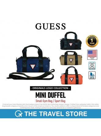 Guess ORIGINALS MINI DUFFEL Bag | Originals Logo Collection (OL703184) กระเป๋าเดินทางแบบถือ สะพายได้