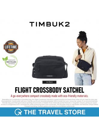 Timbuk2 FLIGHT CROSSBODY SATCHEL - Jet Black (1075-3-6114) กระเป๋าสะพาย คาดอก คาดเอว