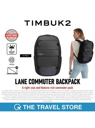 Timbuk2 LANE COMMUTER BACKPACK (1384-3-6114) กระเป๋าเป้ สะพายหลัง กันน้ำได้ดี รองรับโน๊ตบุ๊ค 15 นิ้ว