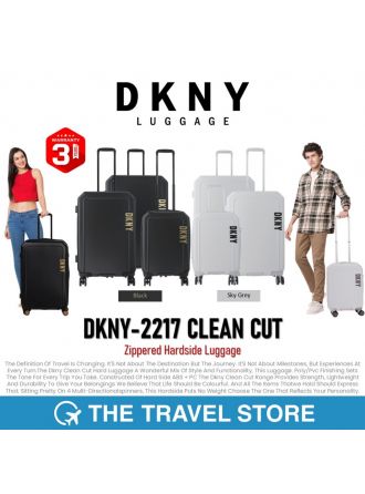 DKNY-2217 CLEAN CUT ABS Zippered Hardside Luggage กระเป๋าเดินทางล้อลาก