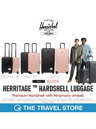 Herschel Supply HERRITAGE ™ HARDSHELL LUGGAGE with Hinomoto wheels (40093/40094/40095)กระเป๋าเดินทาง