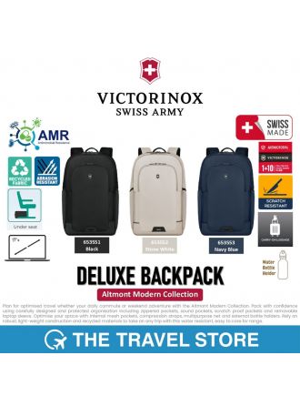 Victorinox ALTMONT MODERN Deluxe Backpack | 653551/653552/653553 | กระเป๋าเป้ สะพายหลัง