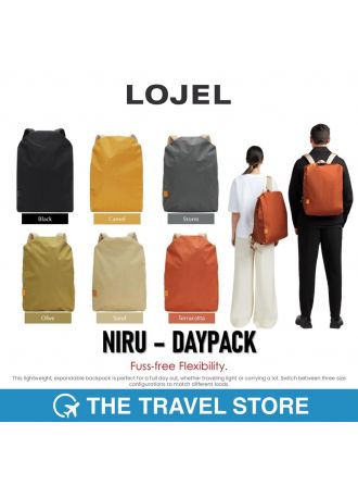Lojel NIRU - DAYPACK Carrying Lightweight Expandable Backpack กระเป๋าเป้ สะพายหลัง ขยายพื้นที่ได้