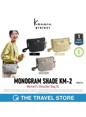 Kanana Project MONOGRAM SHADE KM-2  Women’s Shoulder Bag 5L (68711-XX) กระเป๋าสะพายข้าง พาดหัวไหล่