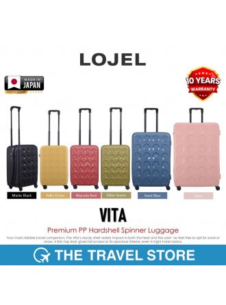 Lojel VITA Premium PP Hardshell Spinner Luggage กระเป๋าเดินทางล้อลาก เกรดญี่ปุ่น รับประกัน 10 ปี*