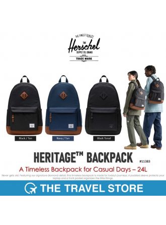 Herschel Supply HERITAGE™ BACKPACK • A Timeless Backpack for Casual Days – 24L กระเป๋าเป้ สะพายหลัง