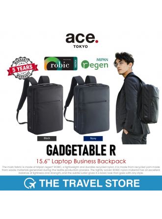 ace. GADGETABLE R 15.6” Laptop Business Backpack (68003-XX) กระเป๋าเป้ สะพายหลัง เนื้อผ้าพรีเมี่ยม