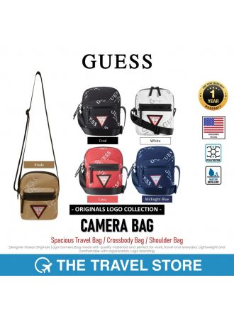 Guess ORIGINALS CAMERA BAG Spacious Travel Bag | Originals Logo Collection กระเป๋าสะพาย