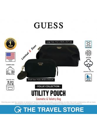 Guess FOLLIE UTILITY POUCH Cosmetic & Toiletry Bag | Follie Collection (NN967685) กระเป๋าอเนกประสงค์