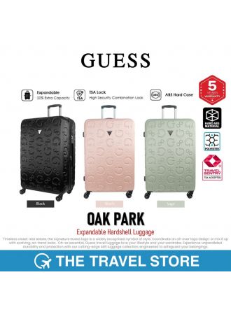 Guess OAK PARK Expandable Hardshell Luggage (GU-I823898X) กระเป๋าเดินทางล้อลาก รับประกันศูนย์ 5 ปี*