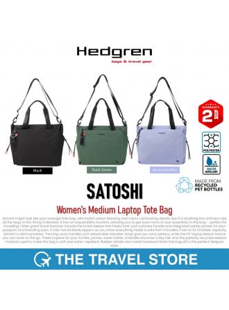 Hedgren SATOSHI Women’s Medium Laptop Tote Bag กระเป๋าโท้ท รองรับคอม 14 นิ้ว วัสดุรักษ์โลก