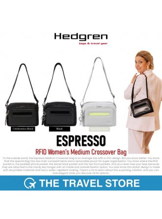 Hedgren ESPRESSO RFID Women’s Medium Crossover bag | Fika Collection กระเป๋าสะพาย คาดอก สตรี ผู้หญิง