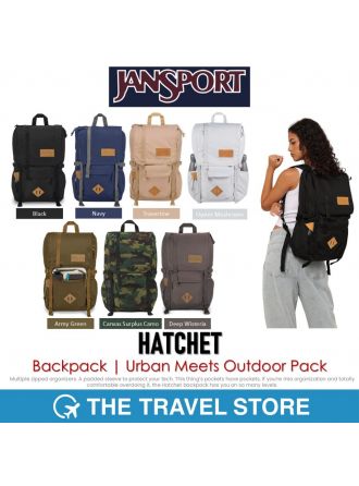 JANSPORT Hatchet Backpack | Urban Meets Outdoor Pack  กระเป๋าเป้รุ่น Hatchet สำหรับค้างแรมหลายวัน ความจุเยอะ