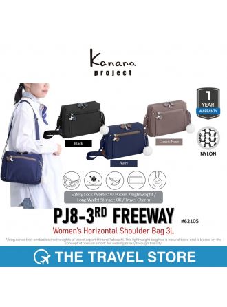 Kanana Project PJ8-3RD  FREEWAY Women’s Horizontal Shoulder Bag 3L (62105-XX) กระเป๋าสะพายข้าง