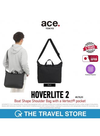 ace. HOVERLITE 2  Boat Shape Shoulder Bag with a Vertect® pocket (67620-01) กระเป๋าสะพายข้าง