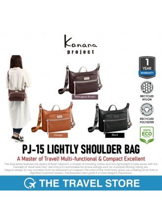 Kanana Project PJ-15 LIGHTLY SHOULDER BAG (17371-XX) กระเป๋าสะพายข้าง พาดหัวไหล่ ผู้หญิง สุภาพสตรี