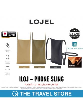 Lojel ILOJ – PHONE SLING A stylish smartphone carrier กระเป๋าใส่โทรศัพท์มือถือ วัสดุหนังแท้ 100%