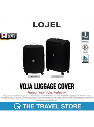 Lojel VOJA LUGGAGE COVER Protect Your Voja, Perfectly (VLC-XX-BLK-01-KOM-GL) ผ้าคลุมกระเป๋าเดินทาง