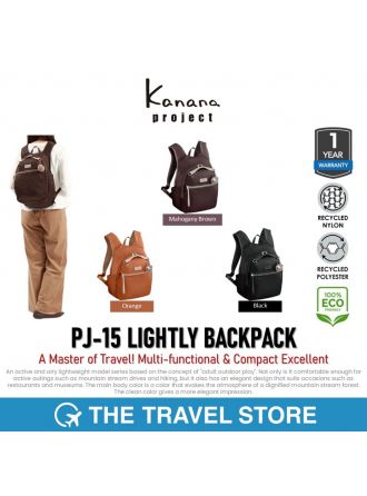 Kanana Project PJ-15 LIGHTLY BACKPACK (17373-XX) กระเป๋าเป้ สะพายหลัง ผู้หญิง สุภาพสตรี