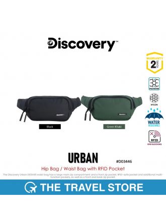Discovery URBAN Hip Bag / Waist Bag with RFID Pocket (D03446) กระเป๋าคาดอก คาดเอว กันโจรกรรมข้อมูล
